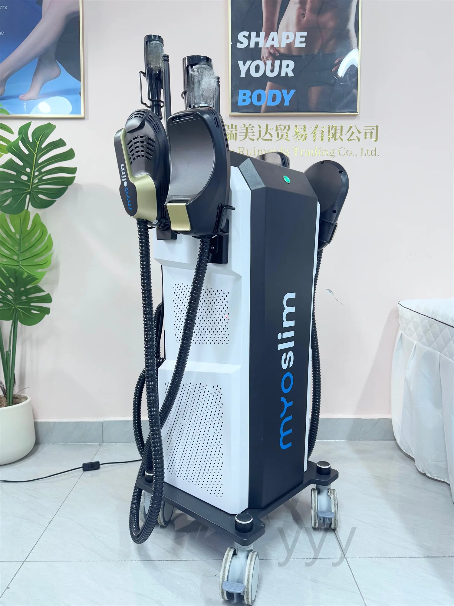 6500W MYOslim Sculpting Butt Lift Machine 2 in 1 Body Sculpt Machine RF Roller Muscle Stimulator Body Shaping Massage Equipment