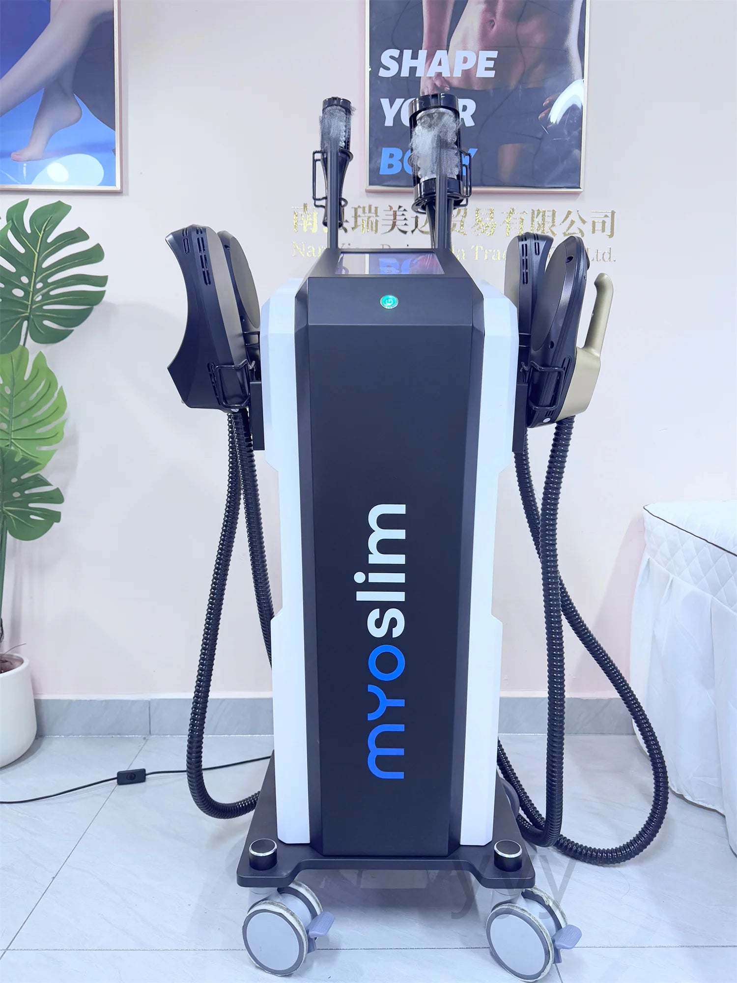 6500W MYOslim Sculpting Butt Lift Machine 2 in 1 Body Sculpt Machine RF Roller Muscle Stimulator Body Shaping Massage Equipment