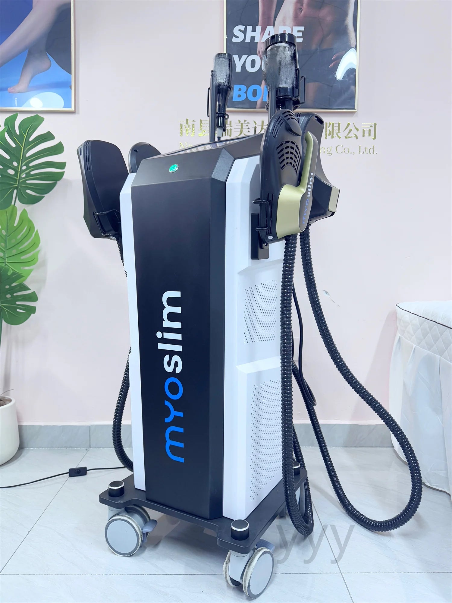 6500W MYOslim Sculpting Butt Lift Machine 2 in 1 Body Sculpt Machine RF Roller Muscle Stimulator Body Shaping Massage Equipment