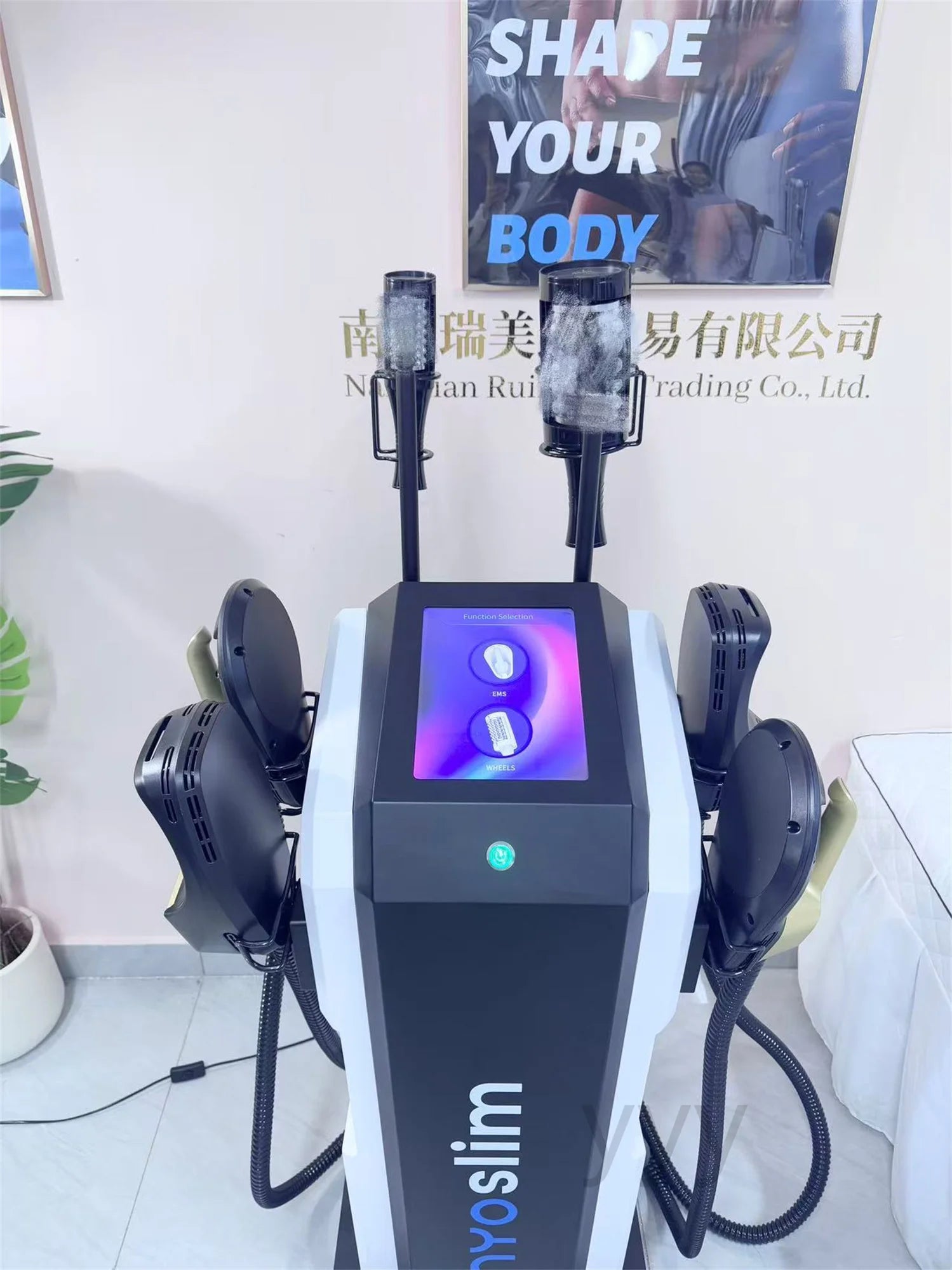 6500W MYOslim Sculpting Butt Lift Machine 2 in 1 Body Sculpt Machine RF Roller Muscle Stimulator Body Shaping Massage Equipment