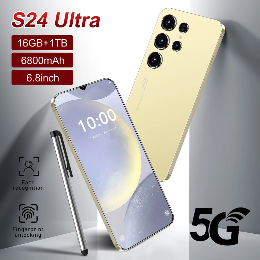 S24 Ultra 5G Smartphone Flagship Model with 16GB RAM & 1TB Internal Storage Android OS