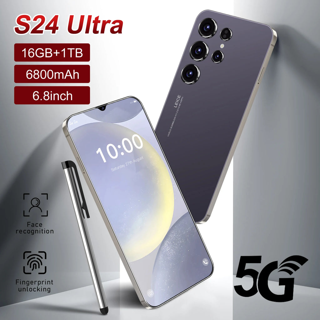 S24 Ultra 5G Smartphone Flagship Model with 16GB RAM & 1TB Internal Storage Android OS