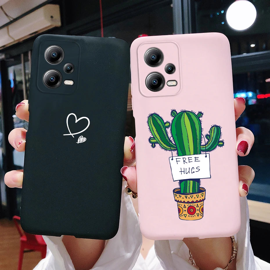 Poco X5 Case For Xiaomi Poco X5 Pro Soft Silicone Cover Cute Cartoons Phone Case For Xiomi Poco X5 Coque PocoX5 X 5 X5Pro Funda