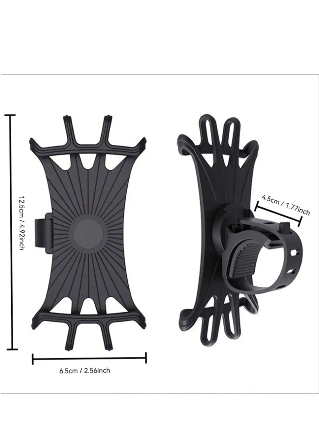 360° Rotatable Silicone Phone Holder For Bicycle, Electric Bike & Motorcycle, Cycling Navigation Fixed Bracket Protective Case