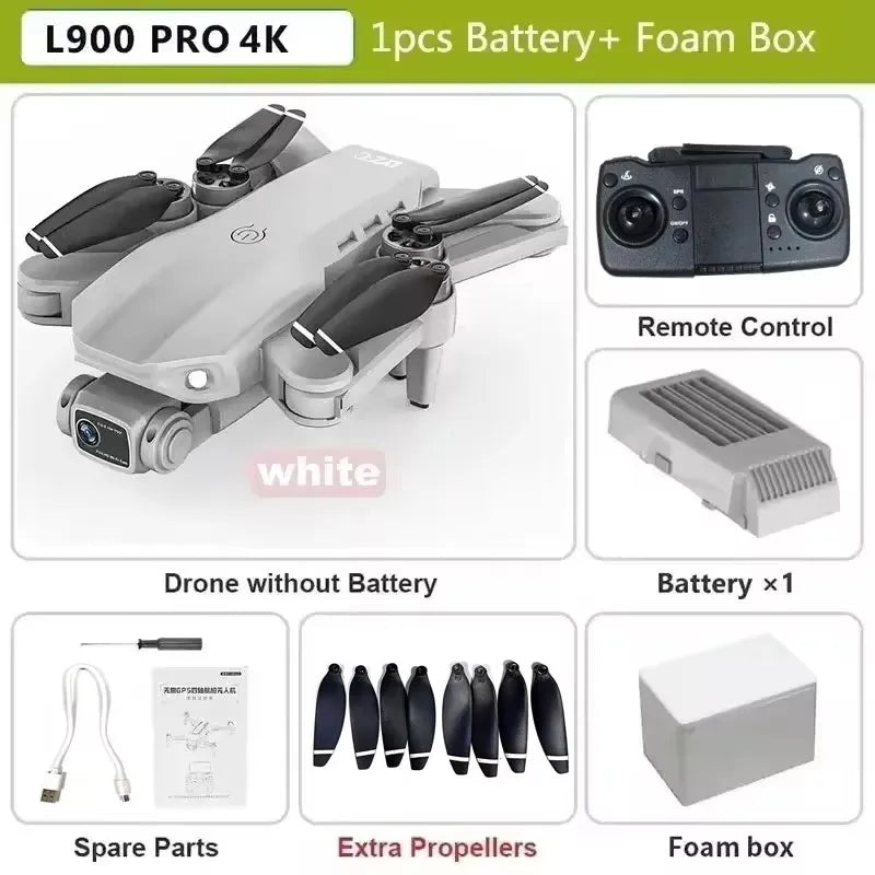 LYZRC L900 Pro SE MAX Drone 4K Professional Dual HD Camera GPS 5G WIFI 360° Obstacle Avoidance Brushless Motor Rc FPV Quadcopter