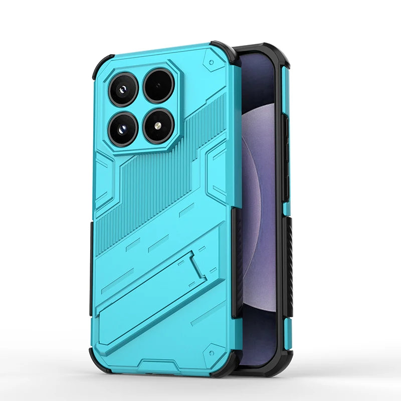 Punk bracket Phone Case For Xiaomi 17 Case Anti-fall For Xiaomi 17 5G China Protector чехол Back Cover For Xiaomi 17 5G China