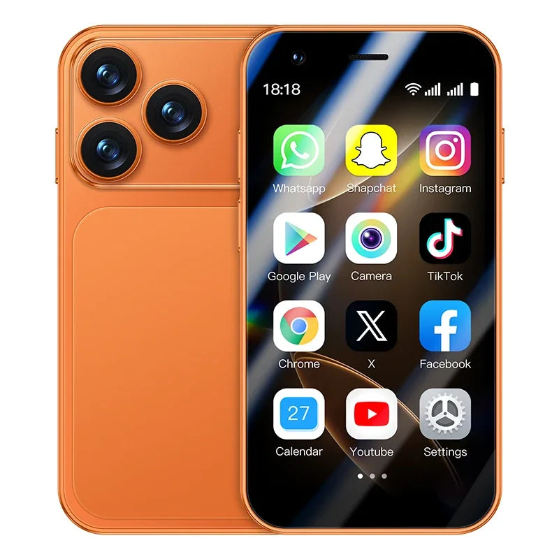 ONEMYTH A17 Mini Android8.1 Smart Phone 3.0 Inches 2GB RAM 16GB ROM Dual SIM Standby Play Store 3G Little Phone