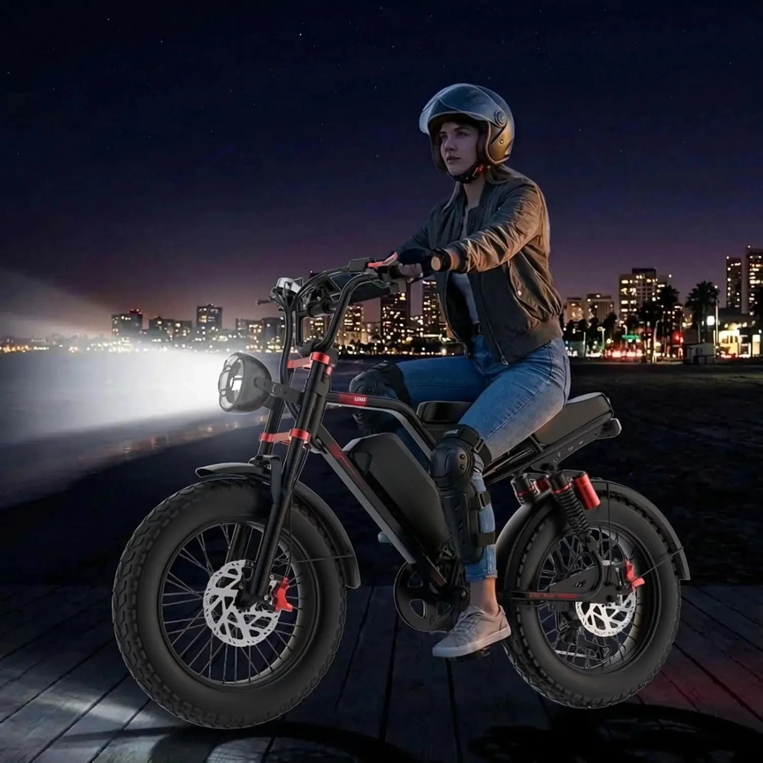 Electric Bike for Adults 1500W/2000W/3000W Peak,32/36/47MPH 20" Fat Tire Ebike, 48V 20AH/23AH/33Ah Removable Battery, Custom