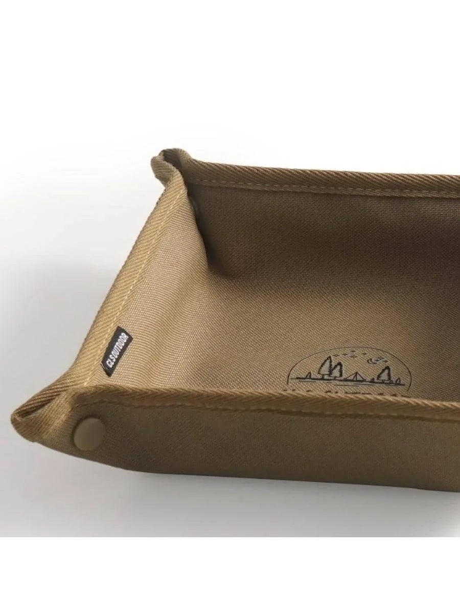 1pc Portable Camping Organizer Tray - Compact Home and Travel Storage Box for Clutter-Free Camping