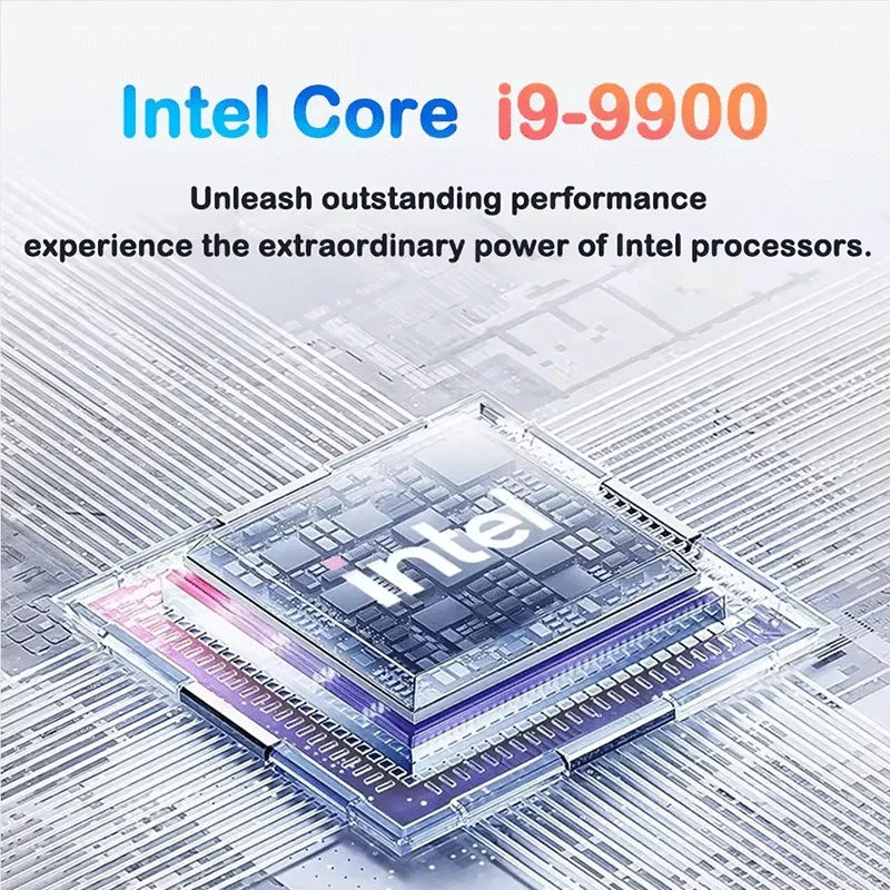 2026 New Laptop 14.1 Inch Windows 11 Intel Core I9 9900 16GB RAM 1TB 2TB SSD Fingerprint Unlock Study Office Pc Gaming Laptops
