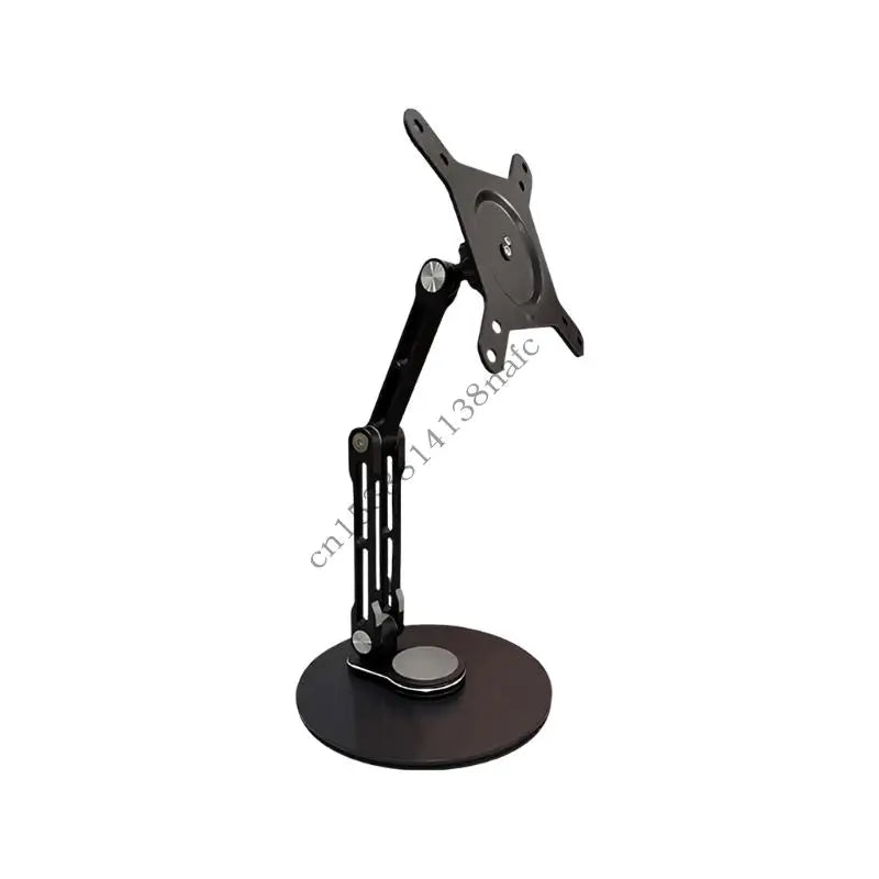 Adjustable Aluminum Desk Mount Monitor Stand For 19inch Screens With Foldable Design And 360 Degree Rotation 594F