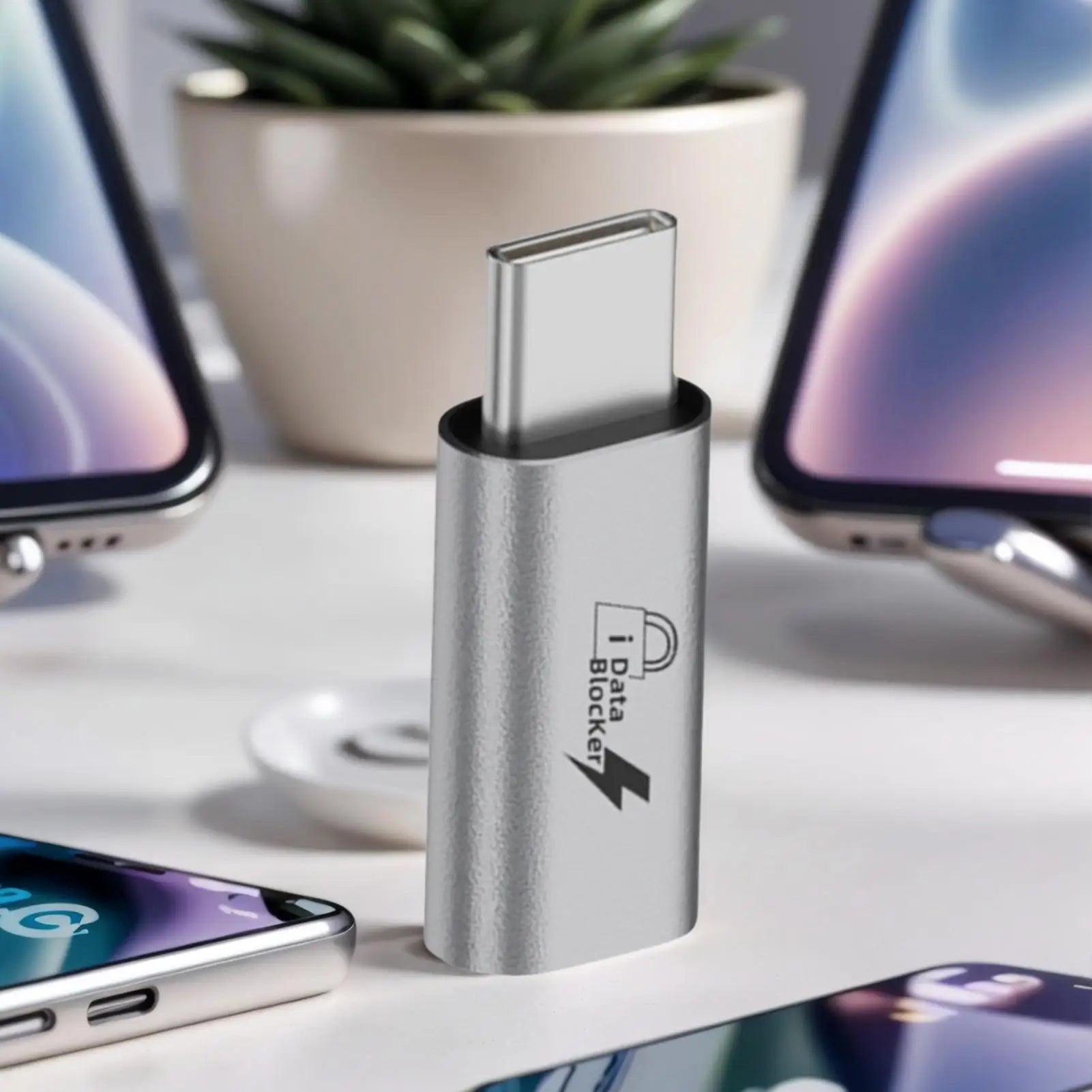 USB Condom Data Blocker Cell Phones Defender USB Port Privacy Protector Type-C Blocker Defender for PC Notebook Laptop Block