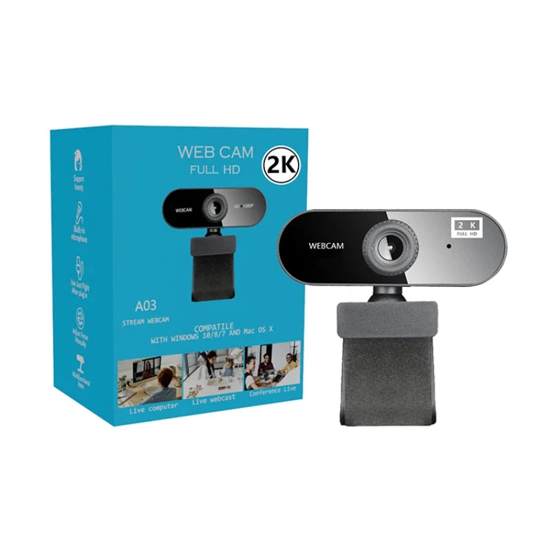 4K Camera Computer 2K 1080 Hd Camera Built In Microphone Network Camera Web Video Camera For Online Class Meeting Live Broadcast