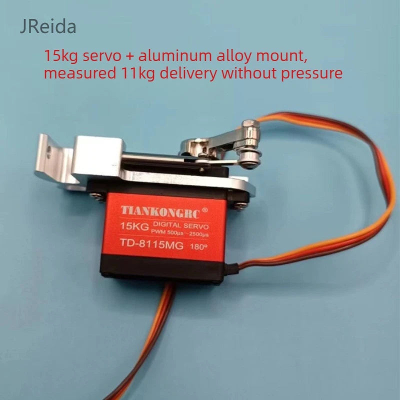 Drone Airdrop System — High-Load Servo-Driven Release Mechanism for Long-Range Remote Control & Outdoor Rescue