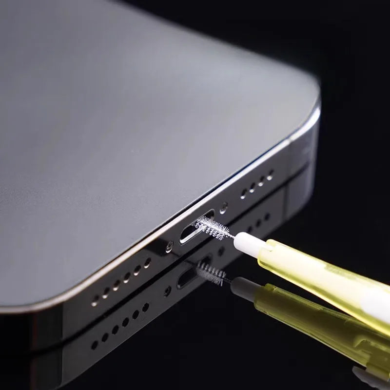 2in1 Retractable Cleaner Kit for Phone，Phone Speaker Earphone Cleaning Brush