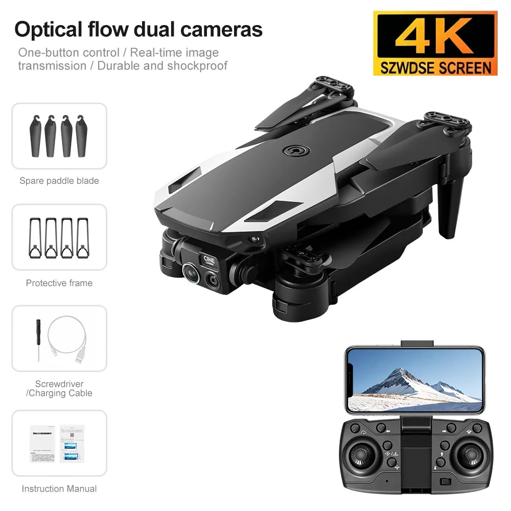 2026 New M1 Foldable RC Drone With VR Goggle Kit 5G FPV Dual Camera Brushless Motor GPS Auto Return Long Range Quadcopter Travel
