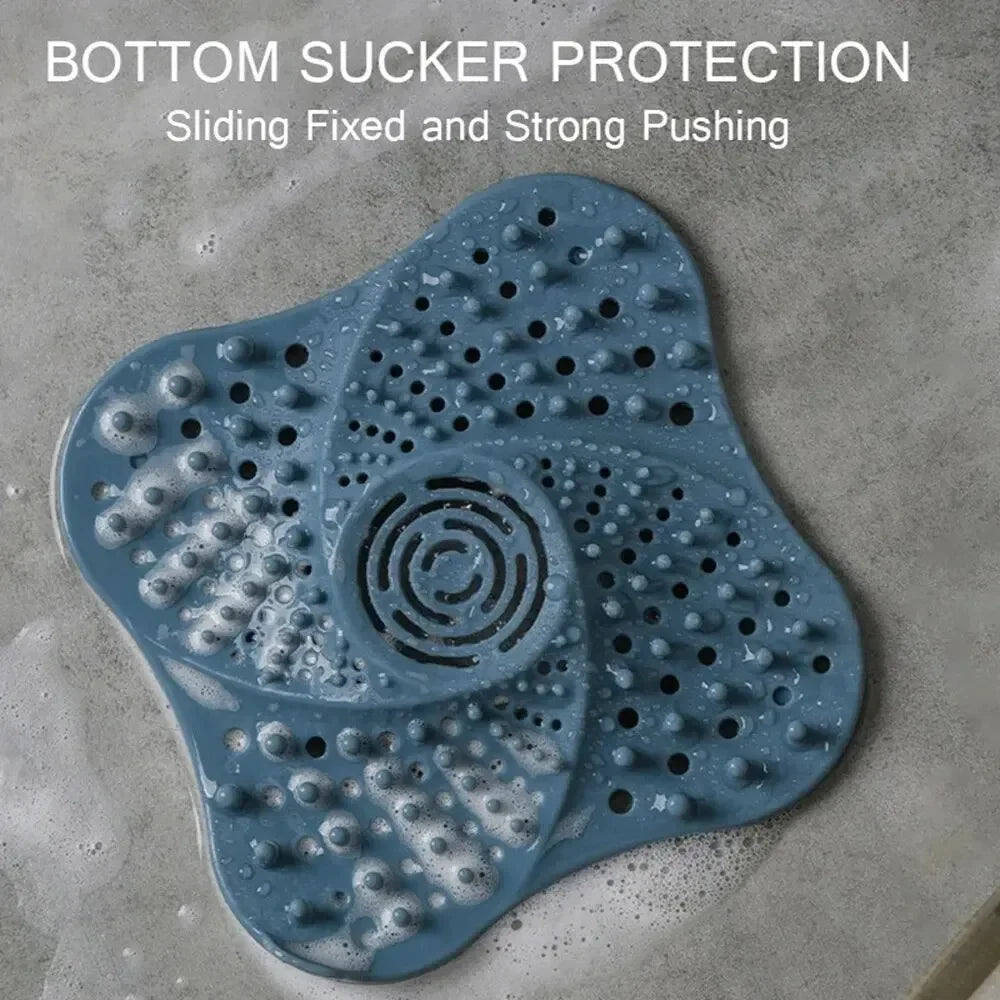 Anti-blocking Hair Catcher and Stopper Plug Trap Shower Floor Drain Covers Sink Strainer Filter Bathroom Kitchen Accessories