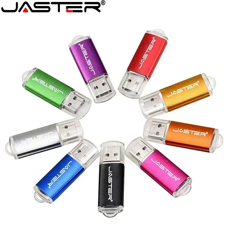 20 PCS LOTE Colorful USB Flash Drive 128GB Wholesale Pen Drive 64GB Portable Mini Memory Stick 32GB High Speed Pendrive 16GB 8GB