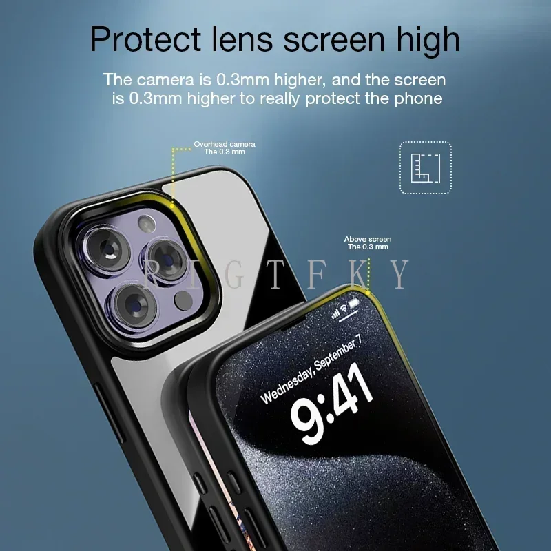 New-tech NFC Function 4 Colors E ink Phone Case For iPhone 16 15 14 13 Pro Max DIY Screen Smart Phone Case Fundas Battery Free