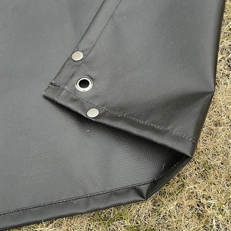 Camping Fire Pit Mat Camping Heat Resistant Mat For Fire Pit Patio Protection Foldable Pad Outdoor Stove Accessories Under Grill