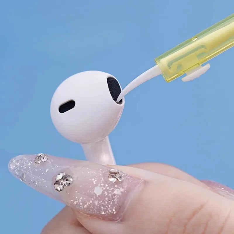 2in1 Retractable Cleaner Kit for Phone，Phone Speaker Earphone Cleaning Brush