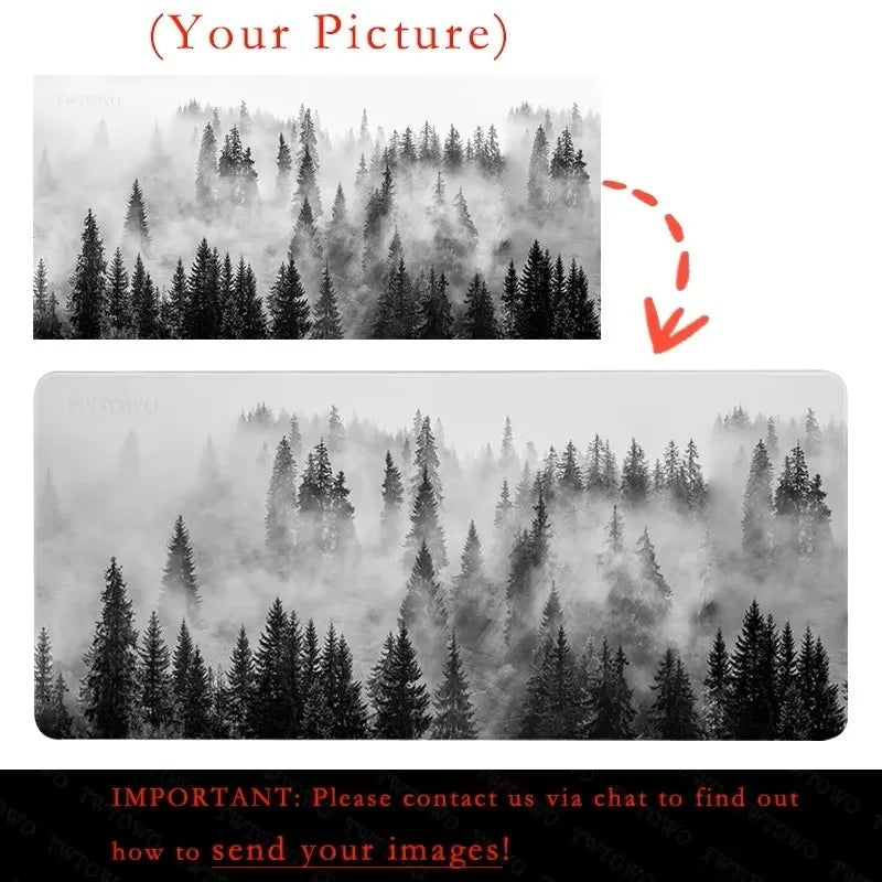 Custom Playmat Card Game Pad Mousepad Computer Mouse Pad 600x350x2mm Non-Slip Natural Rubber Carpet Square Desktop DIY Mouse Pad