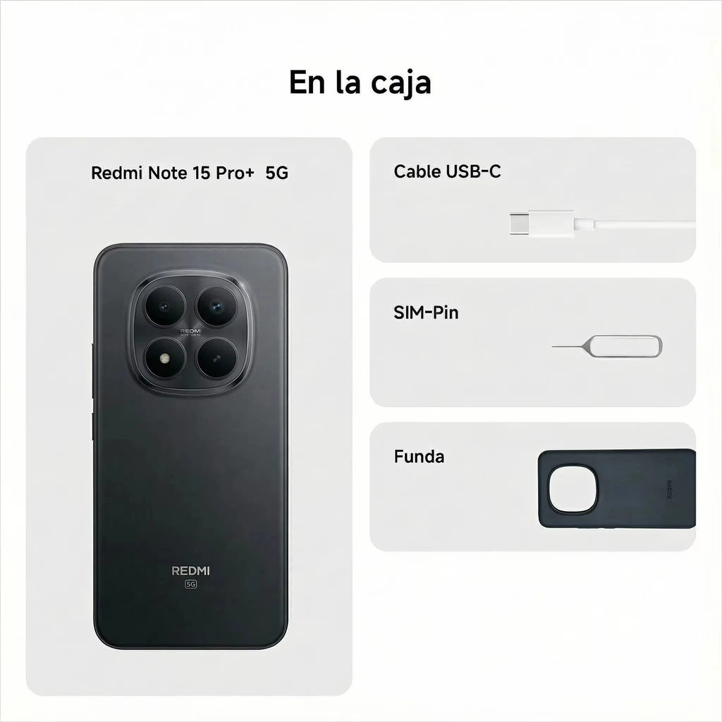 Xiaomi Redmi Note 15 Pro Plus 5G 8GB 256GB 12GB 512GB NFC 100W Hyper Charge 200MP Camera 6500mAh Battery