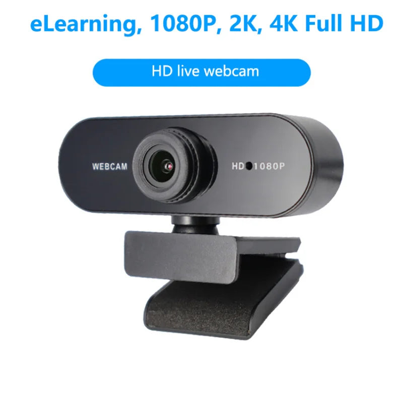 4K Camera Computer 2K 1080 Hd Camera Built In Microphone Network Camera Web Video Camera For Online Class Meeting Live Broadcast