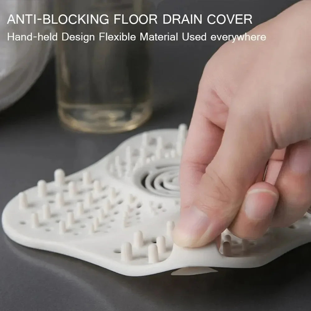 Anti-blocking Hair Catcher and Stopper Plug Trap Shower Floor Drain Covers Sink Strainer Filter Bathroom Kitchen Accessories
