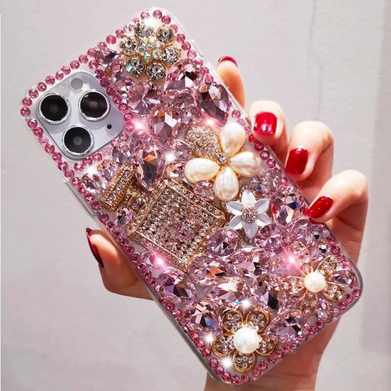 Moto G86 5G Bling Case For Motorola Moto Edge 50 60 Fushion Neo 60pro G24 G34 G75 G55 G15 G56 Cover Luxury Diamond Telefon Funda