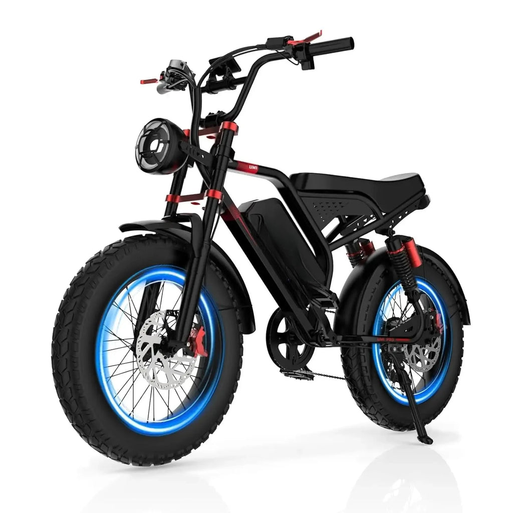 Electric Bike for Adults 1500W/2000W/3000W Peak,32/36/47MPH 20" Fat Tire Ebike, 48V 20AH/23AH/33Ah Removable Battery, Custom