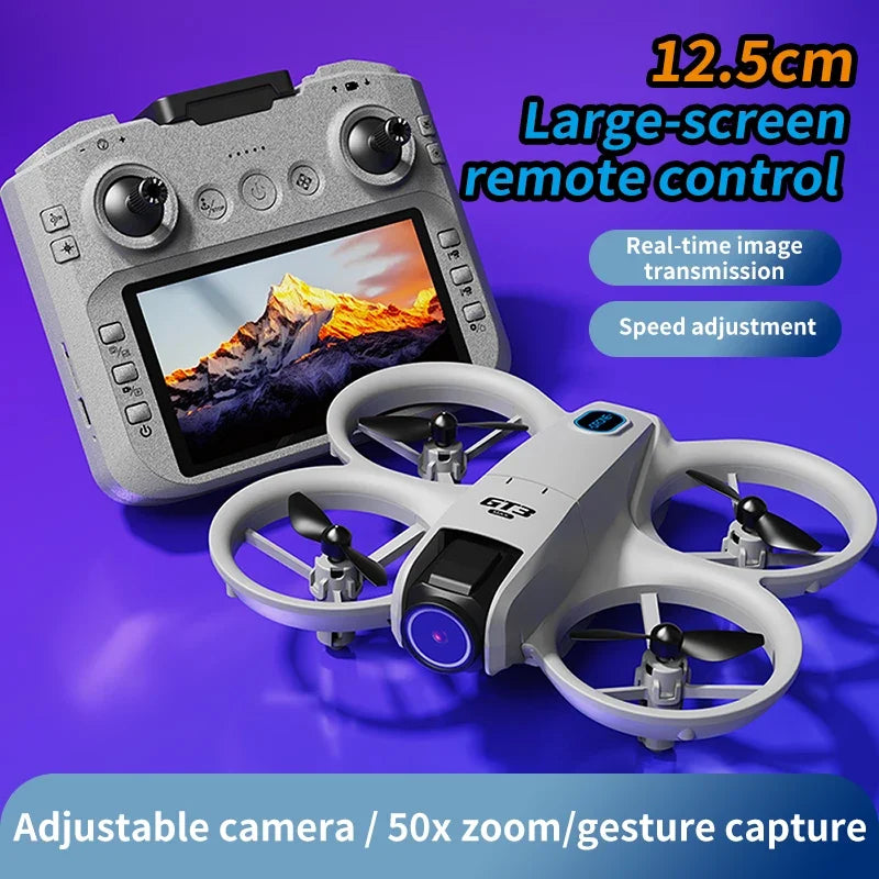 2025New GT3 MAX Drone 8K HD 4.3" Remote Control Headless Mode Helicopter 360° Flip Quadcopter Toys Mini Drone Fors Kid Toy Gifts