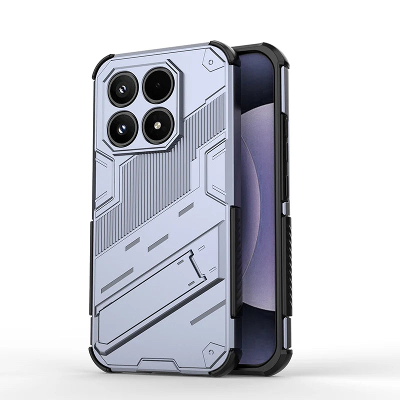 Punk bracket Phone Case For Xiaomi 17 Case Anti-fall For Xiaomi 17 5G China Protector чехол Back Cover For Xiaomi 17 5G China