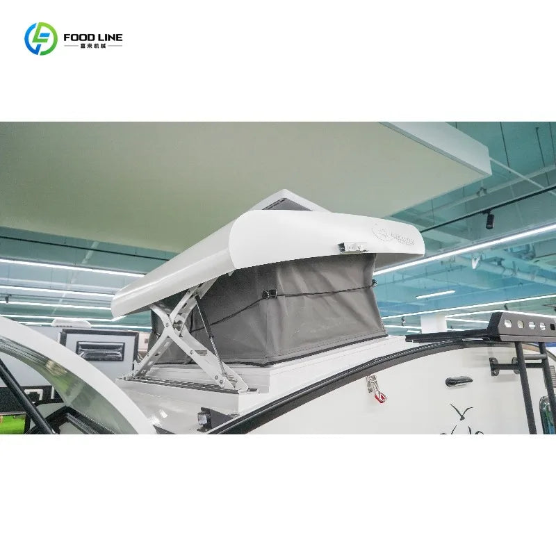 Customized versatile ripple camper compact outdoor camper trailer for family camping and long distance travel