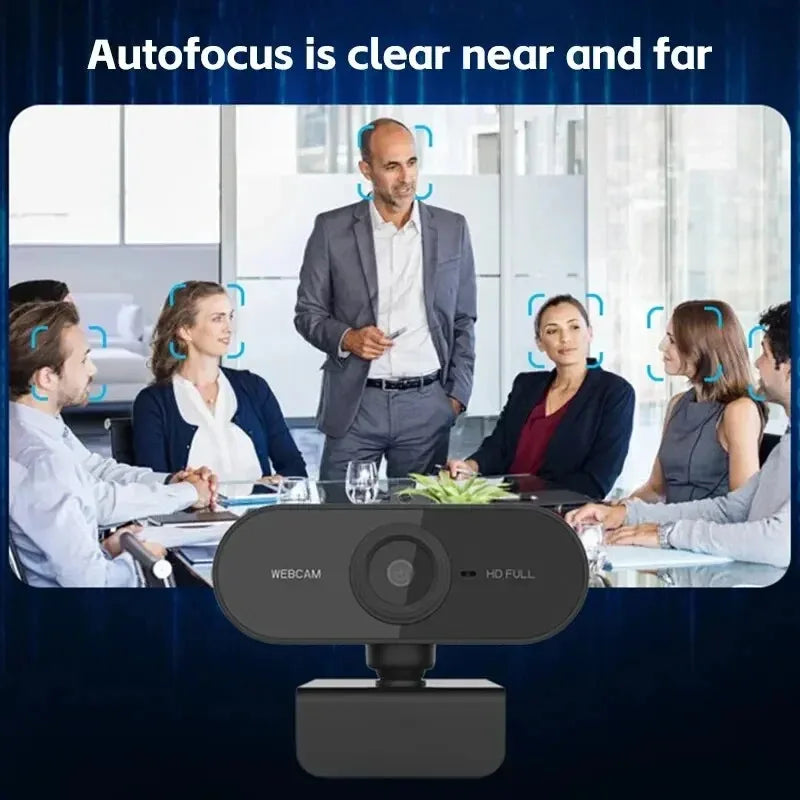 4K Webcam 1080P Mini Camera 2K Full HD Webcam with Microphone 30fps USB Web Cam for Auto Focus PC Laptop Video Shooting Camera