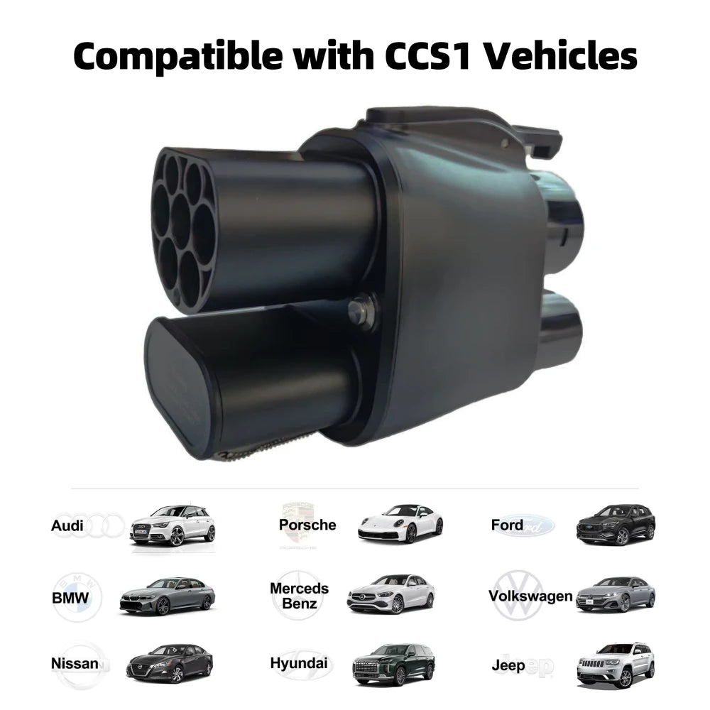 BERET EV Charger CCS2 to CCS1 DC 250A 250KW Adapter Fast Charging CCS Combo 2 to CCS Combo 1 Universal Model  Car Charging