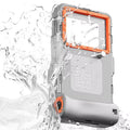 50ft/15m Professional Scuba 4.7 to 6.9 inches Case IP68 Waterproof Snorkeling Diving for iPhone 16 Galaxy S25 Huawei MOTO Cover
