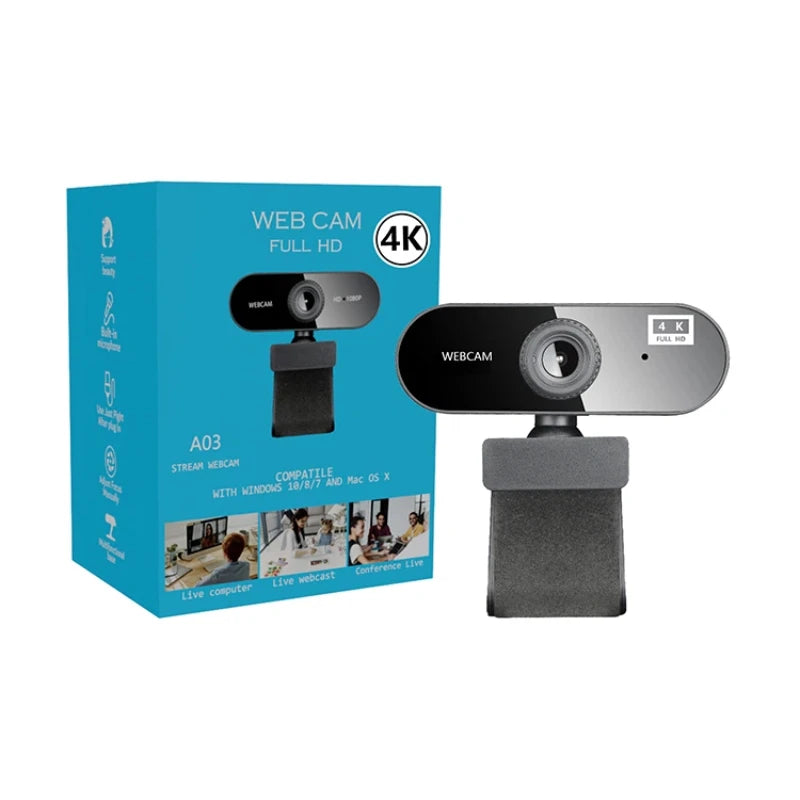 4K Camera Computer 2K 1080 Hd Camera Built In Microphone Network Camera Web Video Camera For Online Class Meeting Live Broadcast