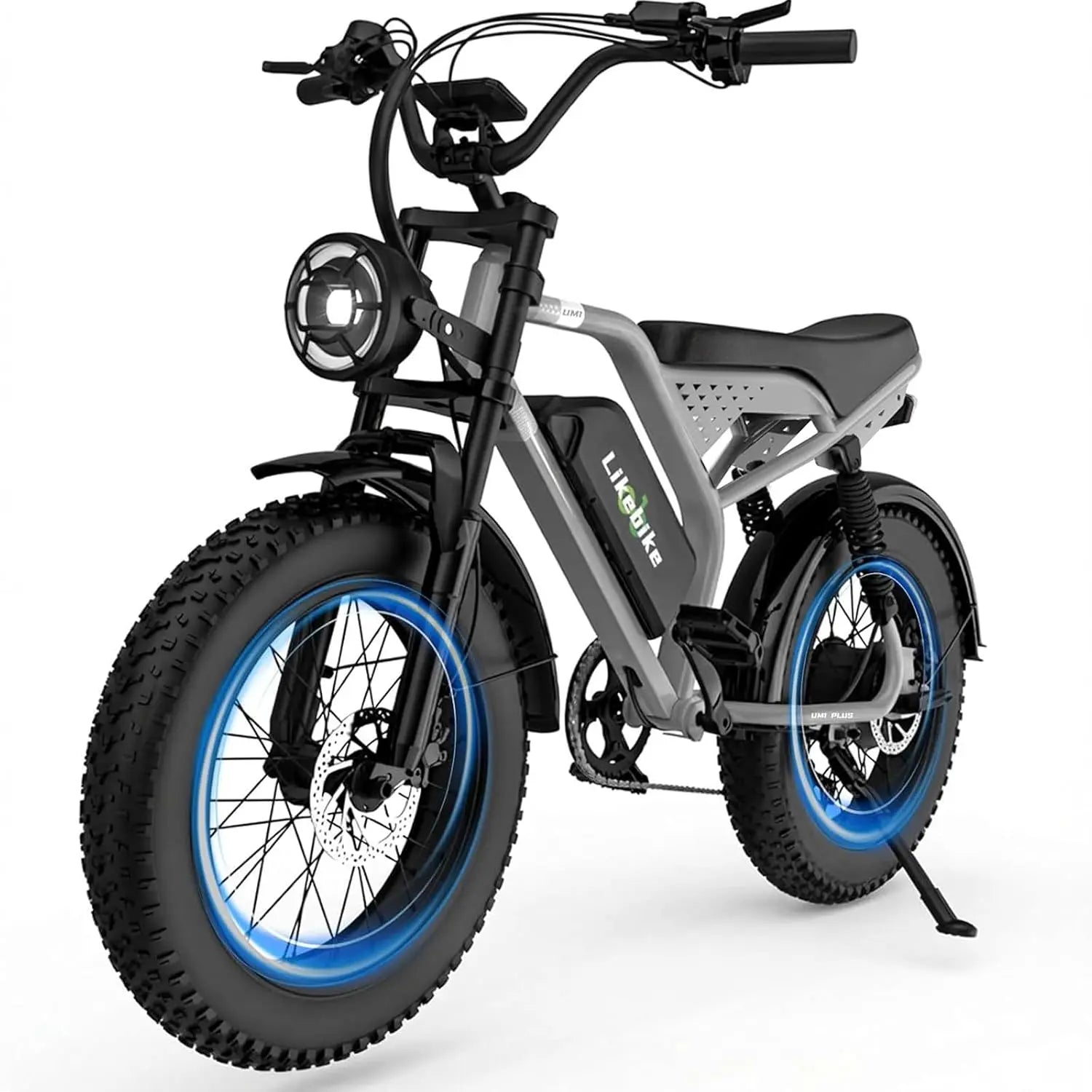 Electric Bike for Adults 1500W/2000W/3000W Peak,32/36/47MPH 20" Fat Tire Ebike, 48V 20AH/23AH/33Ah Removable Battery, Custom