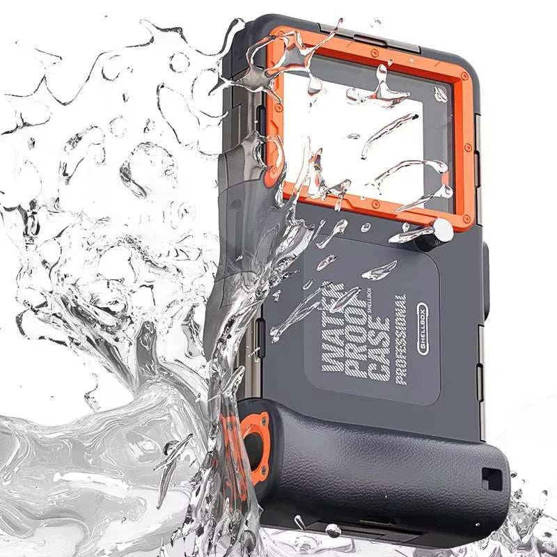 50ft/15m Professional Scuba 4.7 to 6.9 inches Case IP68 Waterproof Snorkeling Diving for iPhone 16 Galaxy S25 Huawei MOTO Cover