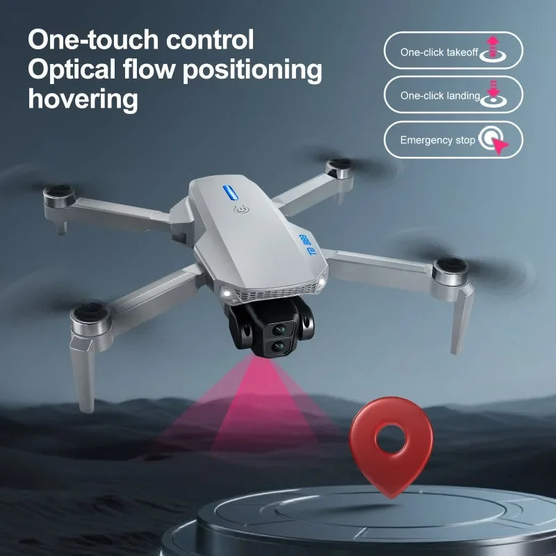 New E88 GT 4K Professional High-definition Drone Aerial Photography 12.5-inch Screen Remote Control Optical Flow Quadcopter Toys