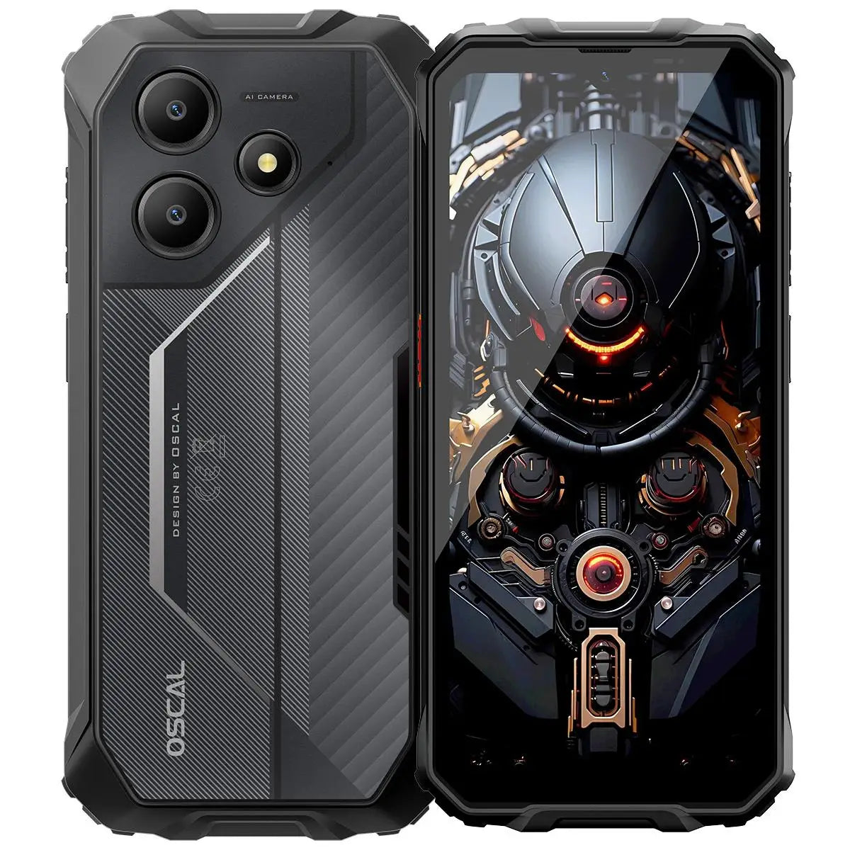 Blackview Oscal Marine 2 Rugged Phone 6.56'' HD+ Display 8GB+128GB Android 15 Unisoc T615 11000mAh 16MP NFC 4G Smartphone