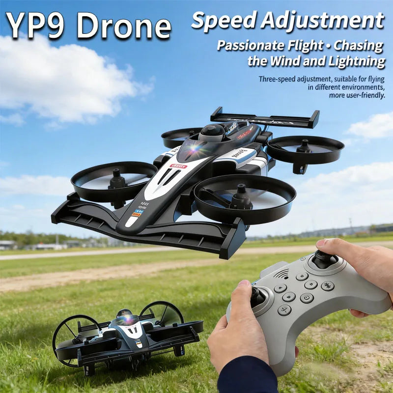Land-Air Dual Mode Quadcopter Stunt Drift Racing Car 2 in 1 Aerial Vehicle Fixed-Wing Model Aircraft Flying Drone Xmas Gifts ﻿