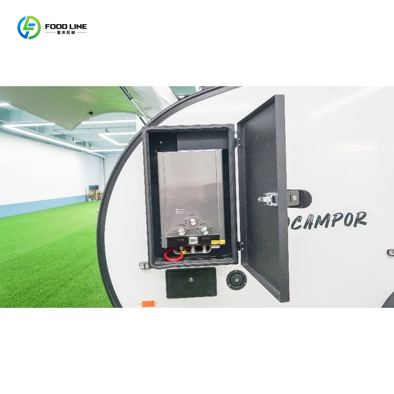 Customized versatile ripple camper compact outdoor camper trailer for family camping and long distance travel