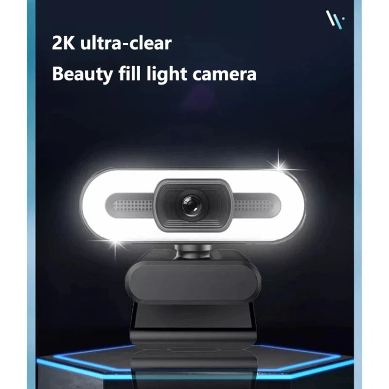 4K Camera Computer 2K 1080 Hd Camera Built In Microphone Network Camera Web Video Camera For Online Class Meeting Live Broadcast