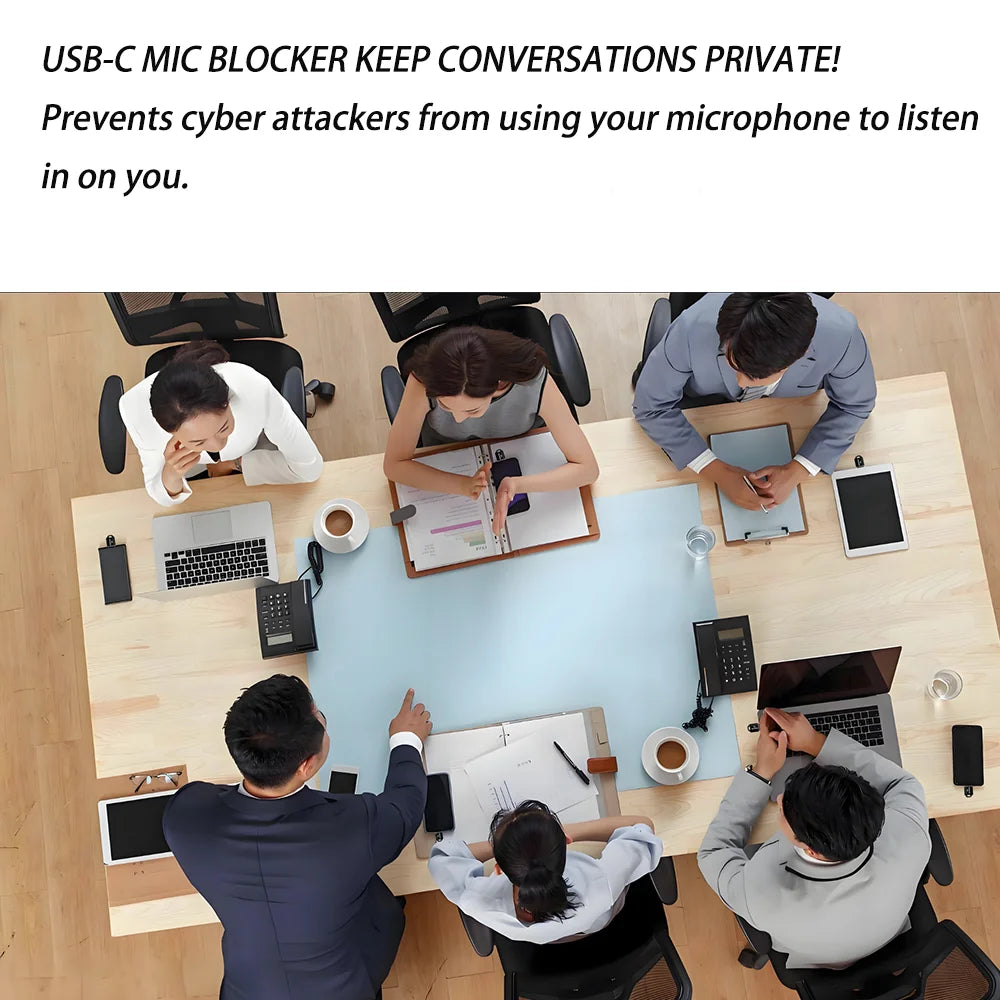 2024 New MIC Blocker Usb-c Mic Blocker Keep Conversations Private for Mobile Phones Tablets Laptops