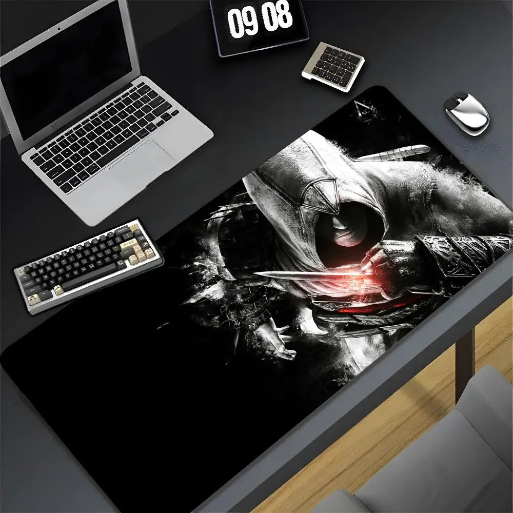 Assassin s Creed Mouse Pad Cartoon Lockedge Large Gaming Pad Computer Gamer Keyboard Mat Desk Mousepad PC Desk Pad