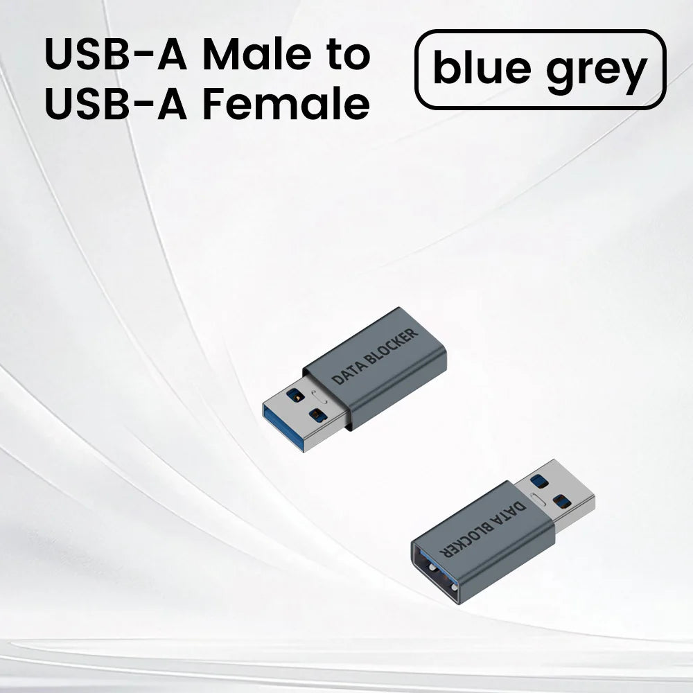 USB Data Blocker Anti Hacking Charge-Only Convenient Data Sync Blockers USB Defenders For Travel Charging Anti Privacy Leak