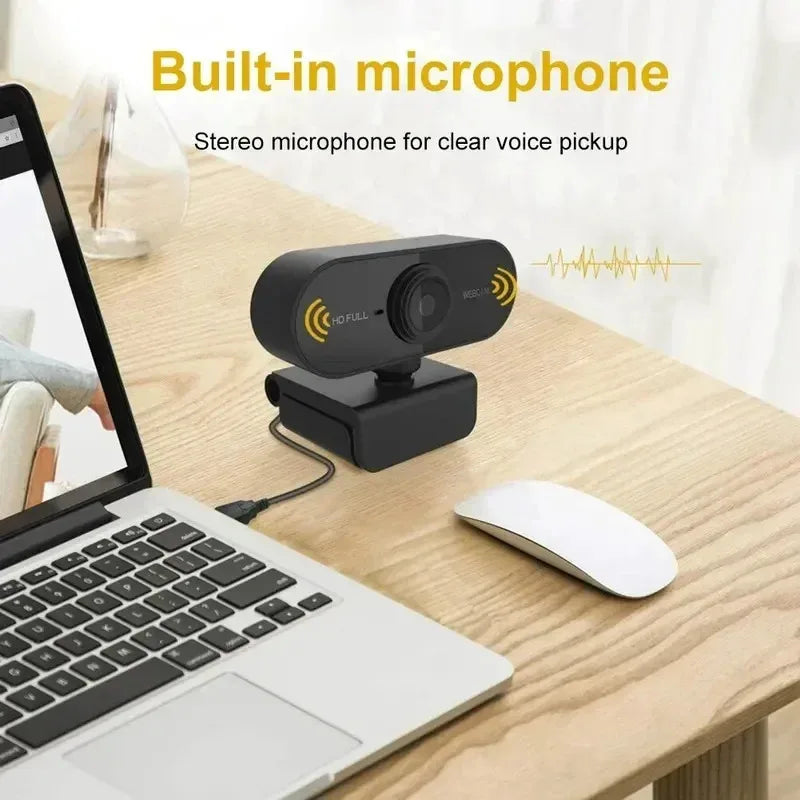 4K Webcam 1080P Mini Camera 2K Full HD Webcam with Microphone 30fps USB Web Cam for Auto Focus PC Laptop Video Shooting Camera