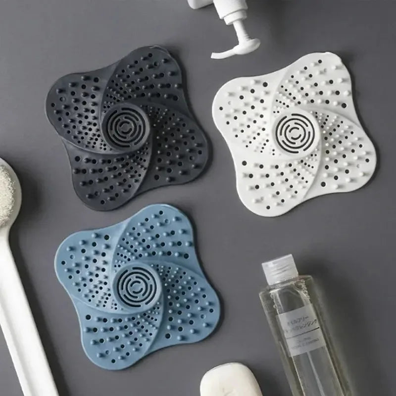Anti-blocking Hair Catcher and Stopper Plug Trap Shower Floor Drain Covers Sink Strainer Filter Bathroom Kitchen Accessories